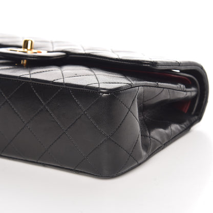 Chanel Lambskin Quilted Small Double Flap Black 6 of 10