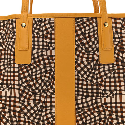 MCM Visetos Medium Liz Reversible Shopper Tote Cognac Yellow 10 of 14