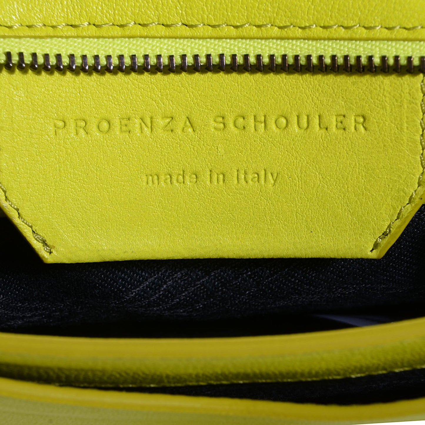 Leather PS1 Pochette Citron