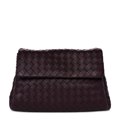Bottega Veneta Nappa Intrecciato Flap Clutch Opera 1 of 9
