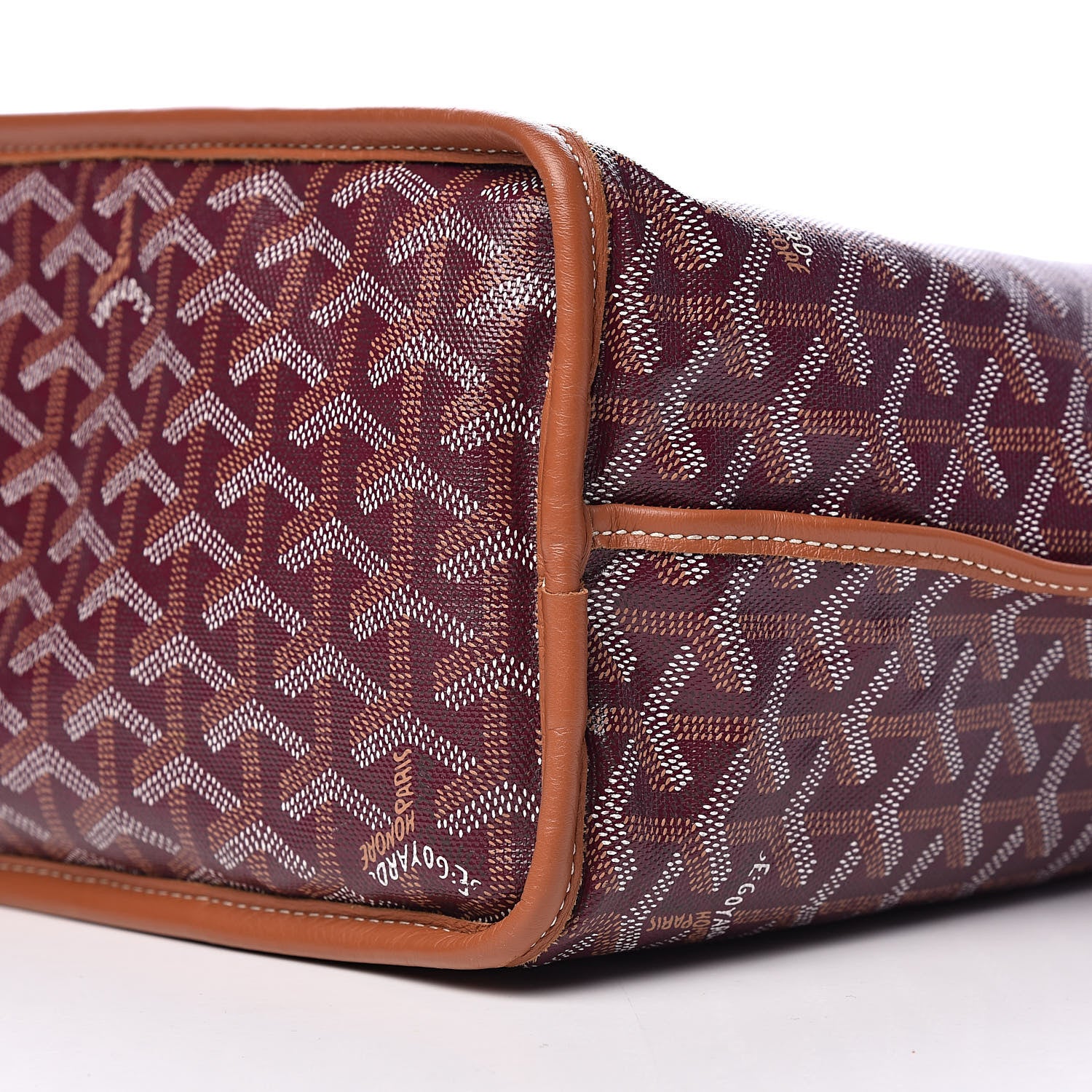 Goyard Goyardine Reversible Anjou PM Burgundy 14 of 18