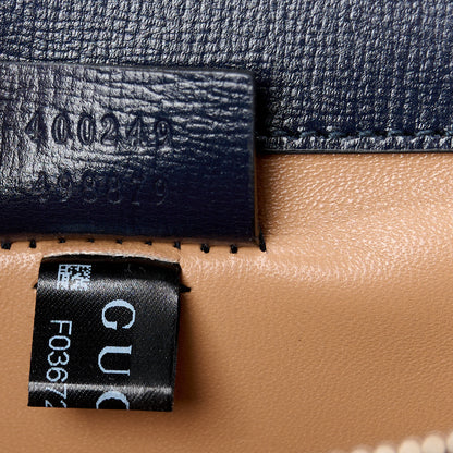 Gucci Casy Wool Azalea Calfskin Dionysus Shoulder Bag Bitter Blue 7 of 10