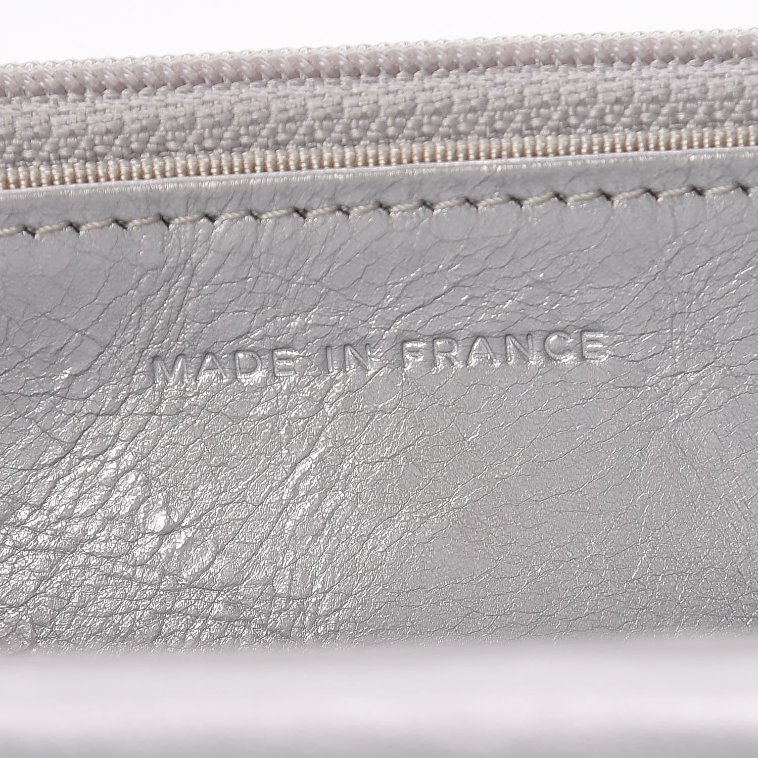 Chanel Metallic Aged Calfskin Reissue Wallet On Chain WOC Silver 10 of 10