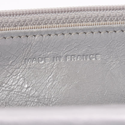 Chanel Metallic Aged Calfskin Reissue Wallet On Chain WOC Silver 10 of 10