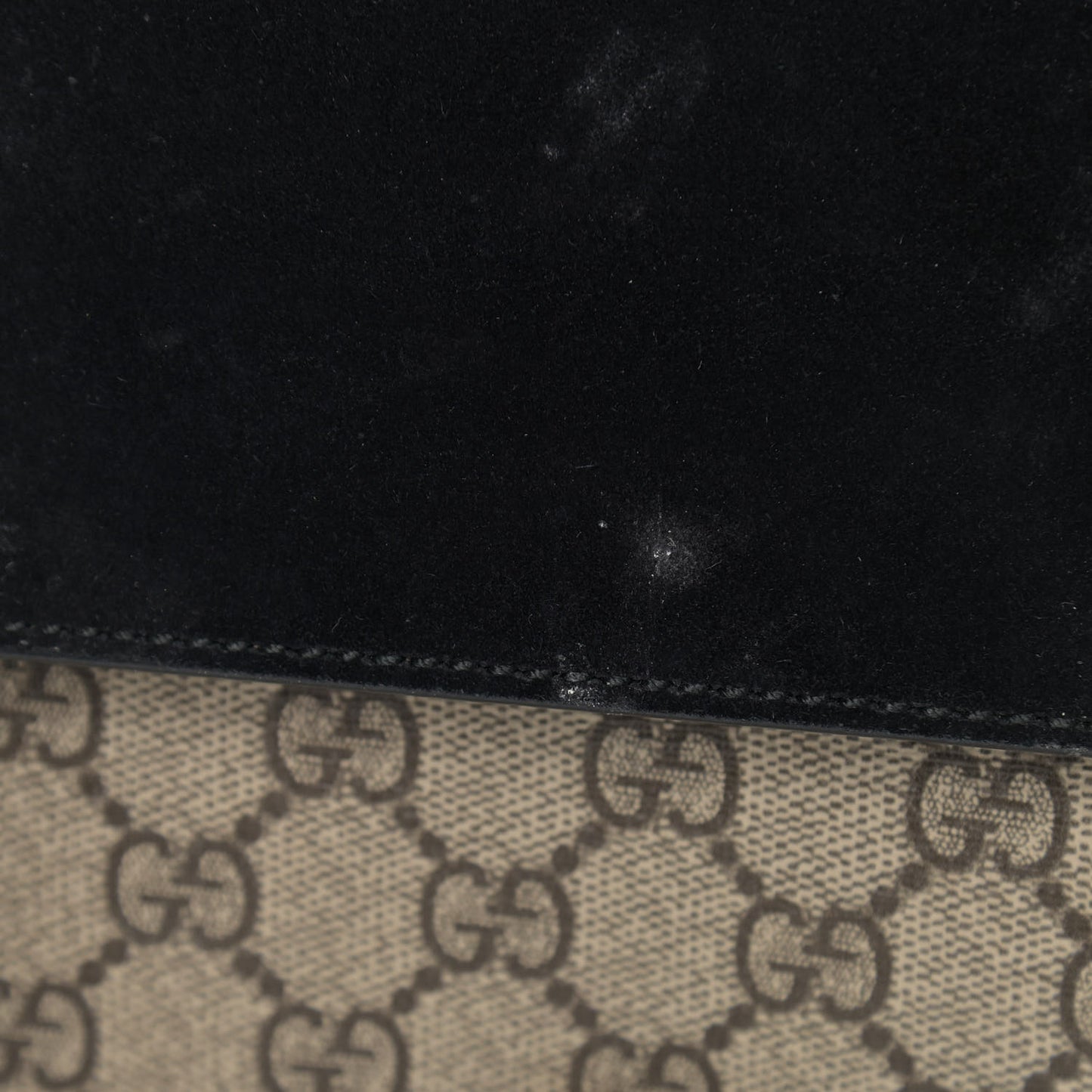 GG Supreme Monogram Mini Dionysus Shoulder Bag Black