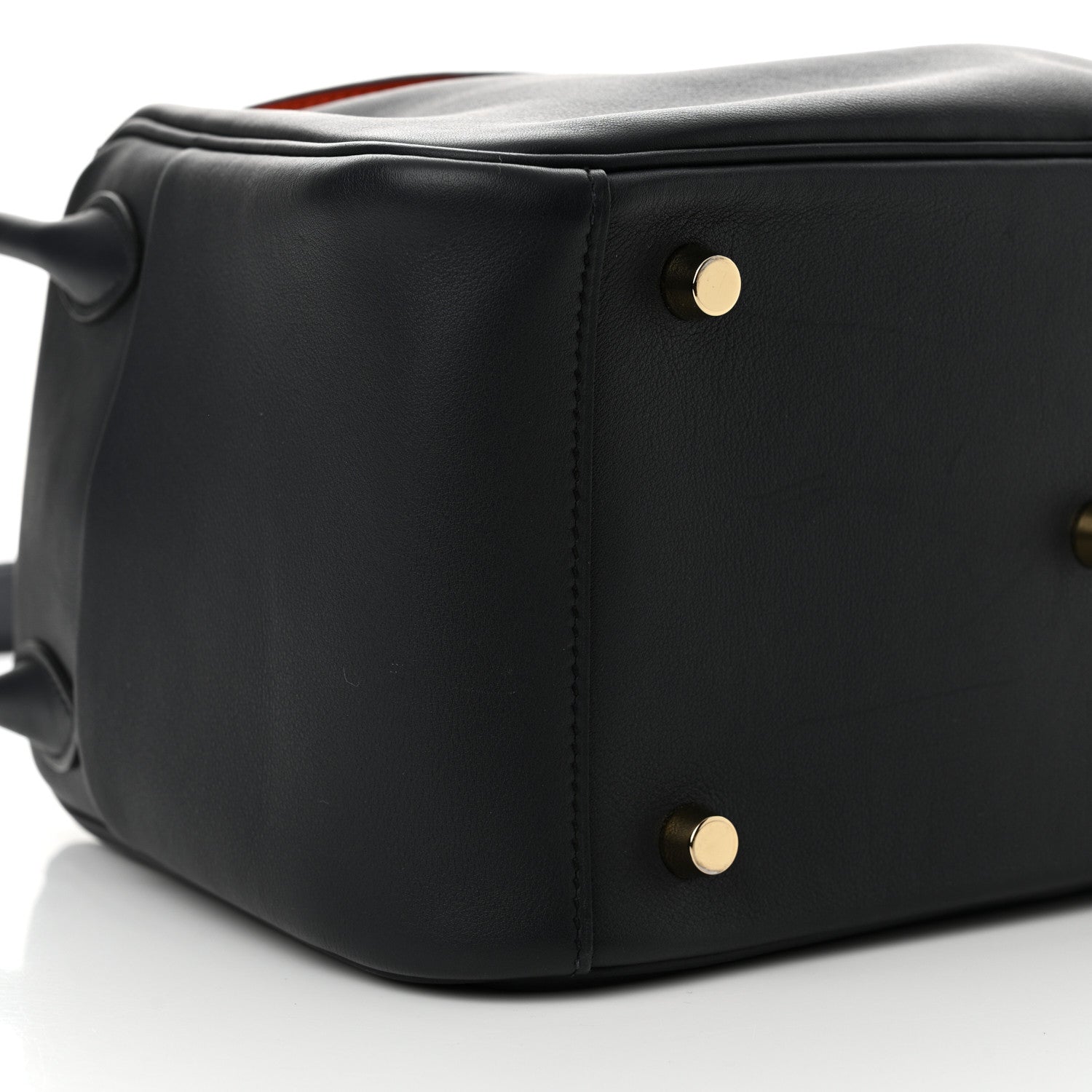 Hermes Swift Verso Lindy 26 Bleu Indigo Orange Poppy 9 of 12