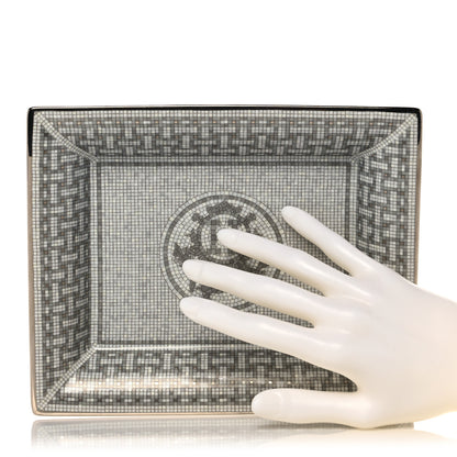 Hermes Porcelain Mosaique Au 24 Platine Change Tray 2 of 7