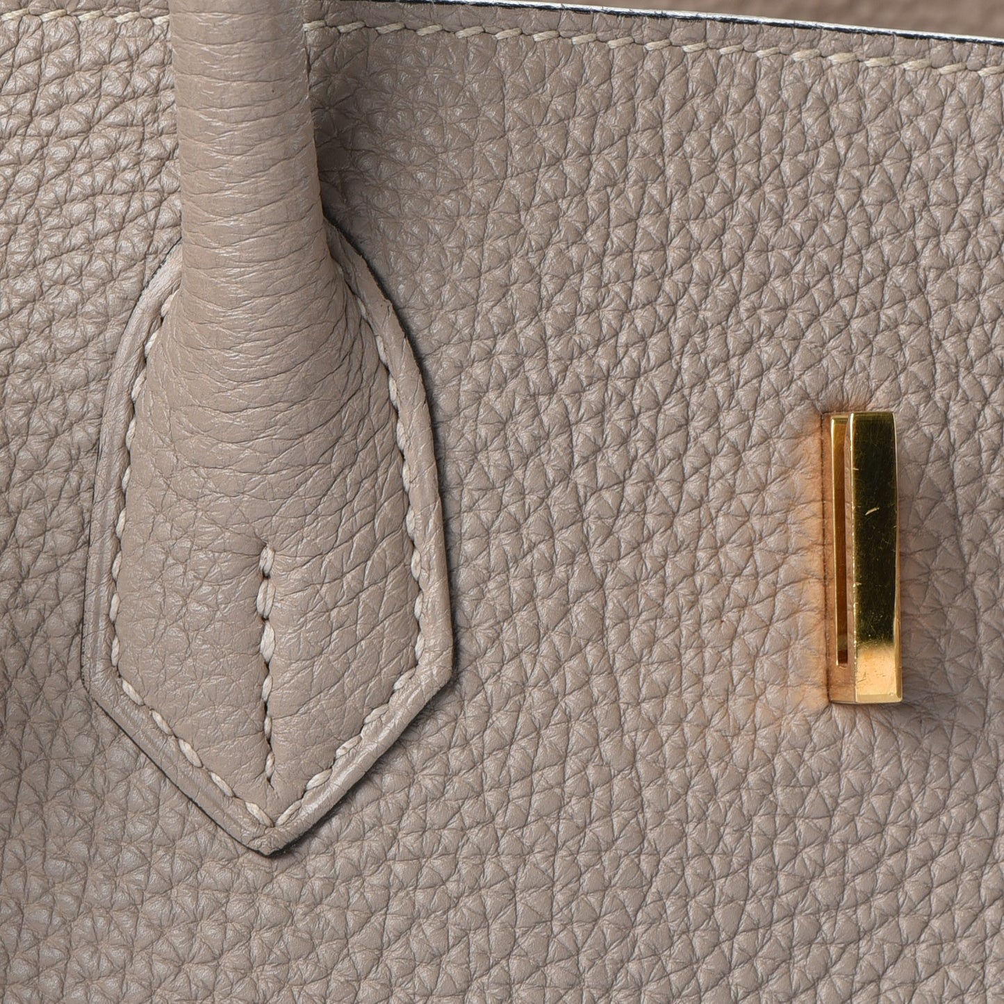 Togo Birkin 35 Gris Tourterelle