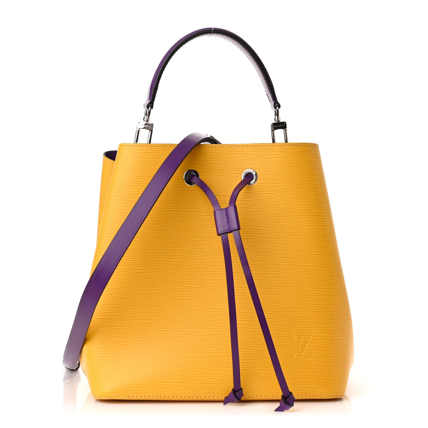 Louis Vuitton Epi NeoNoe MM Citron Violet 1 of 11