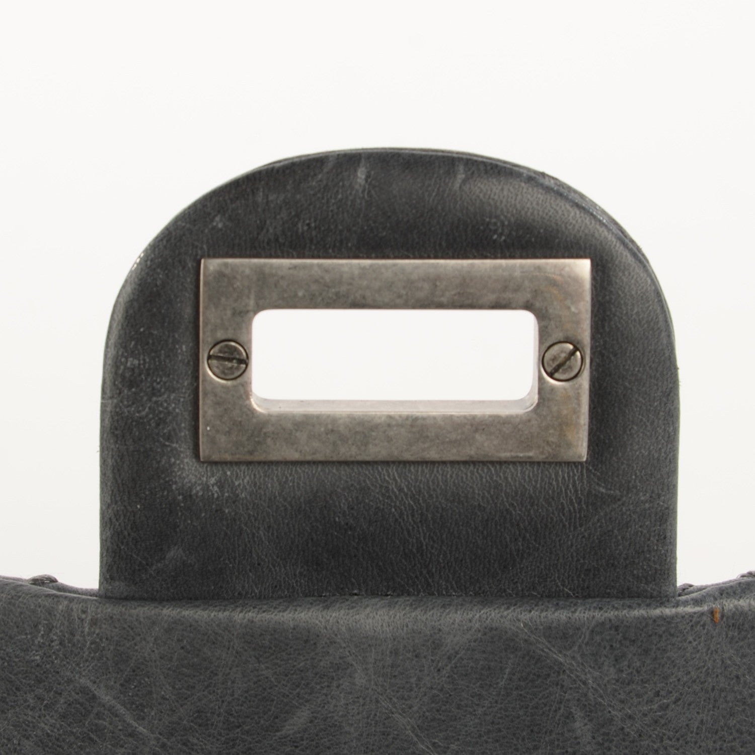 Chanel Calfskin Quilted 2.55 Reissue Phone Case Dark Grey 9 of 9