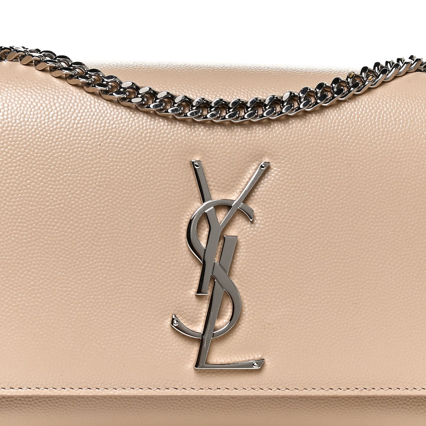 Grain De Poudre Small Monogram Kate Satchel Nude Powder