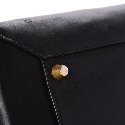 Celine Smooth Calfskin Large Bi-Color Belt Bag Black 10 of 13