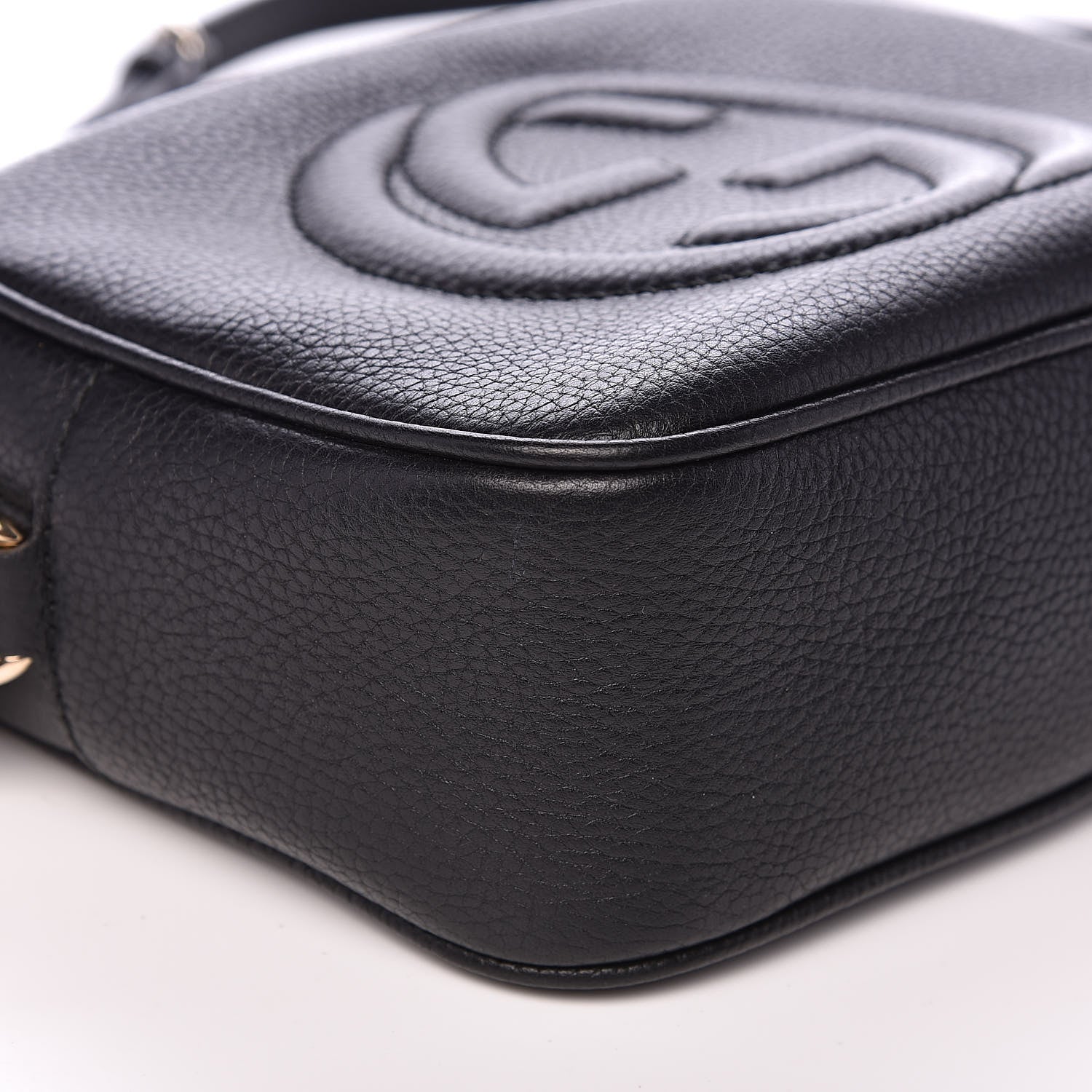 Gucci Pebbled Calfskin Small Soho Disco Bag Black 8 of 10