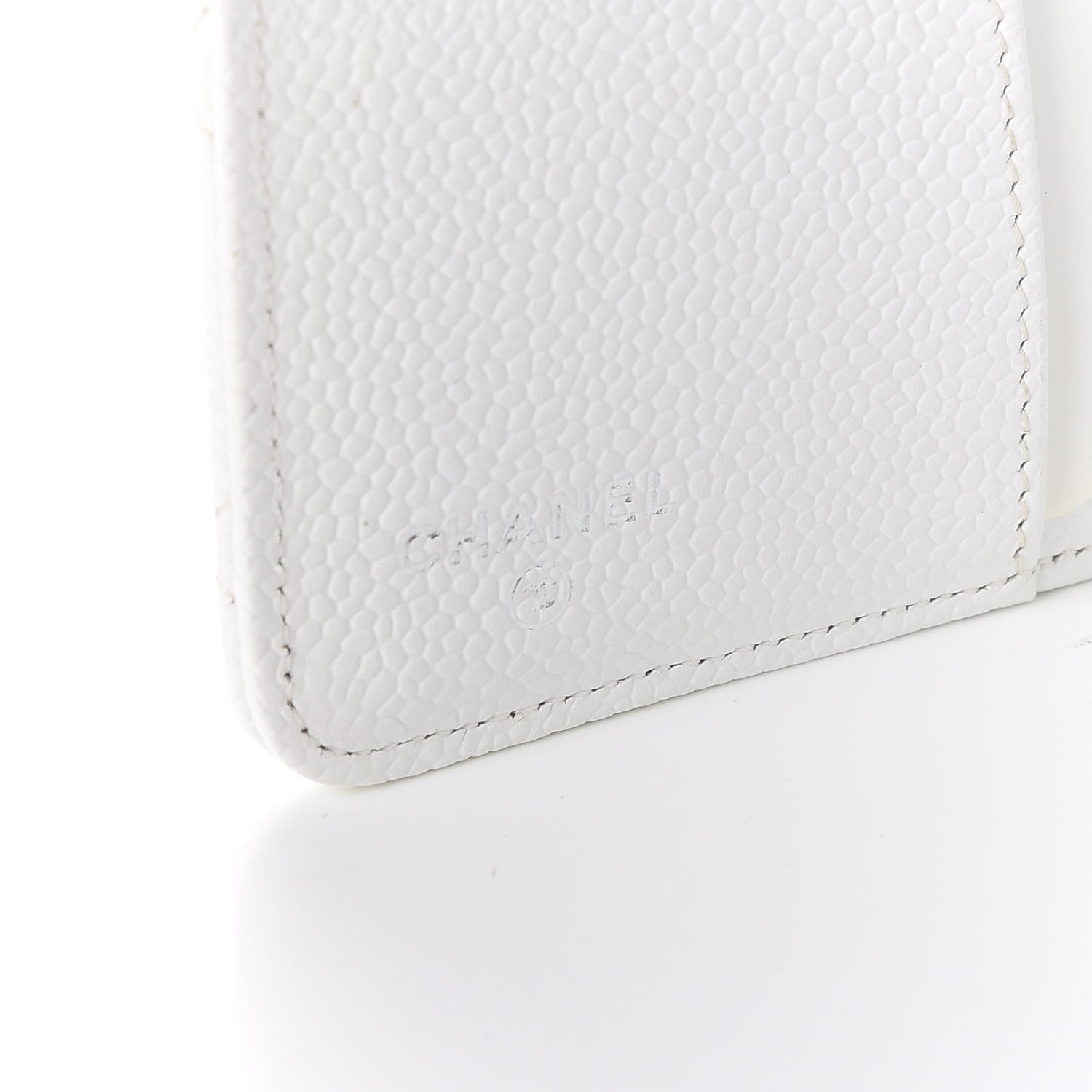 Chanel Caviar Quilted Medium Agenda Cover White 5 of 11