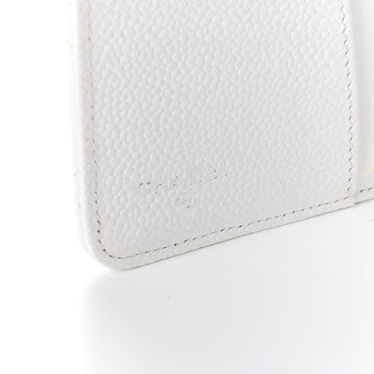 Chanel Caviar Quilted Medium Agenda Cover White 5 of 11