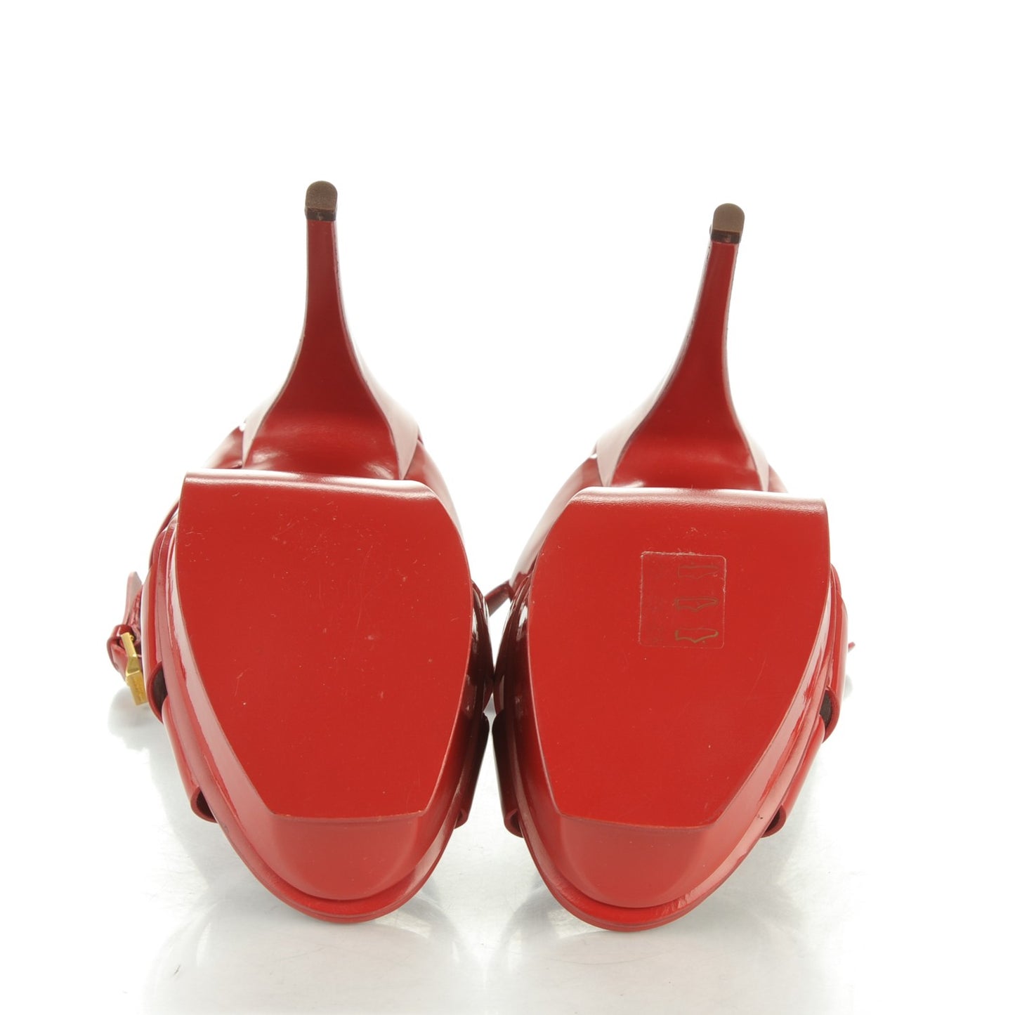 Patent Tribute 105 Platform Sandals 39 Red