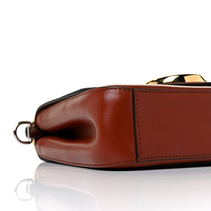 Chloe Calfskin Small C Double Carry Sepia Brown 5 of 8
