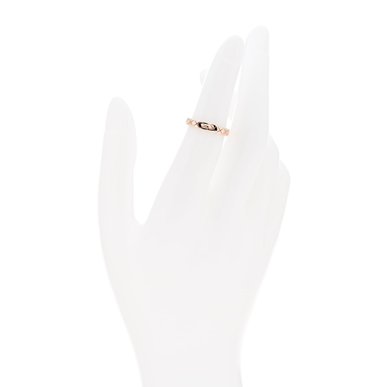 Chanel 18K Beige Gold Mini Coco Crush Ring 49 4.75 2 of 5