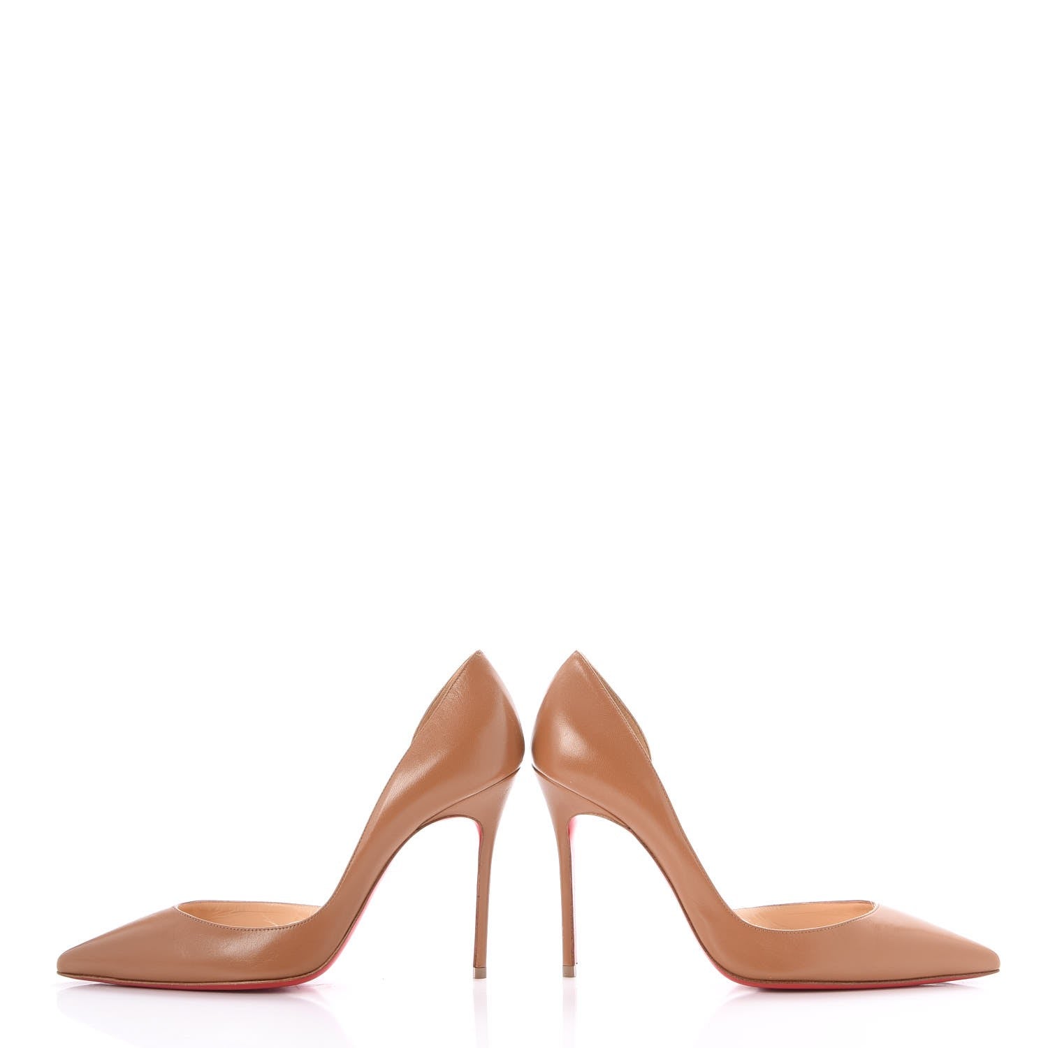 Christian Louboutin Kidskin Iriza 100 Pumps 37 Noisette 8 of 10