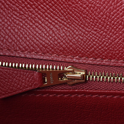 Hermes Epsom Kelly Sellier 32 Rouge Grenat 21 of 35
