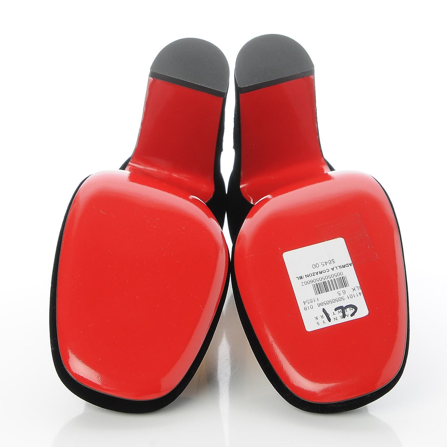 Velvet Cadrilla Corazon 100 Pumps 36.5 Black