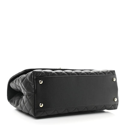 Chanel Caviar Quilted Small Coco Handle Flap Black 4 of 9