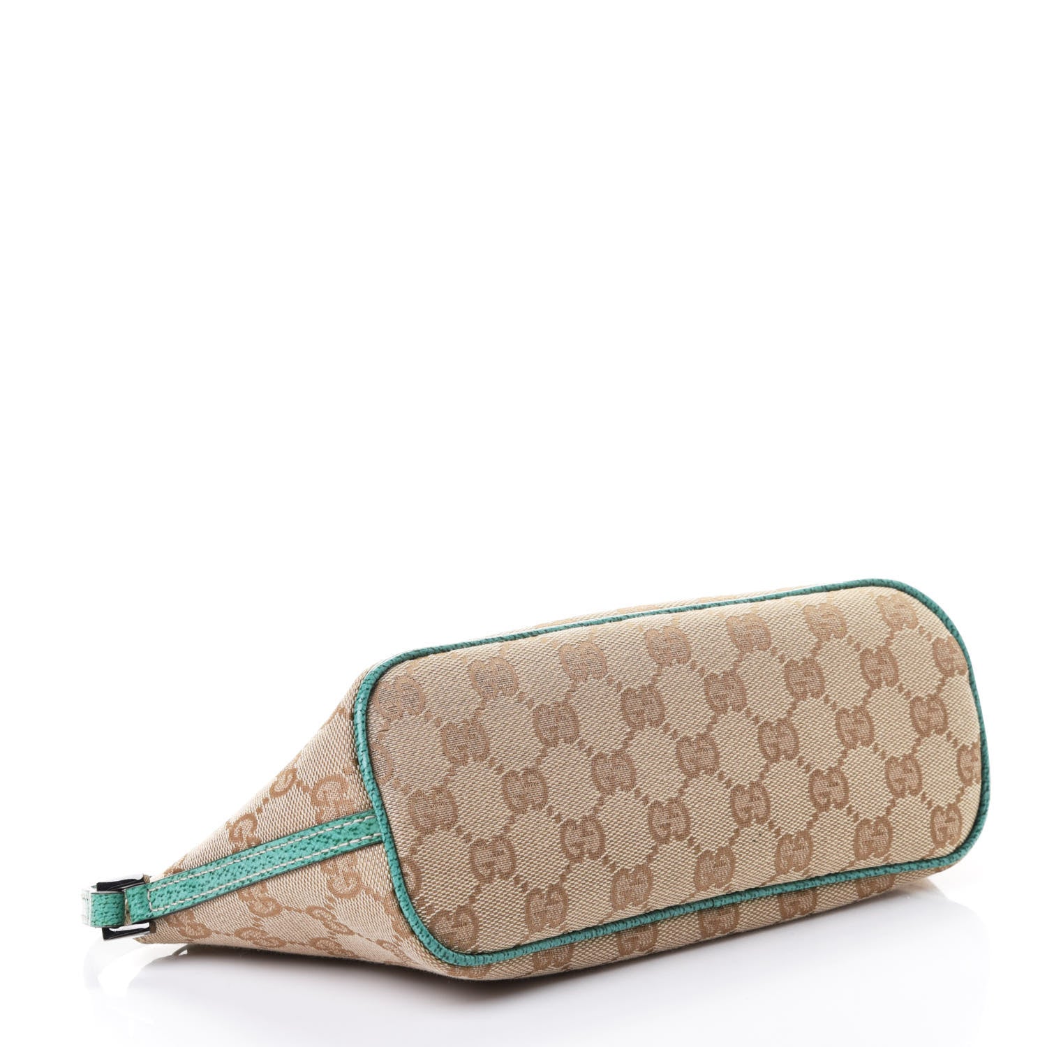 Gucci Monogram Boat Pochette Teal 3 of 4