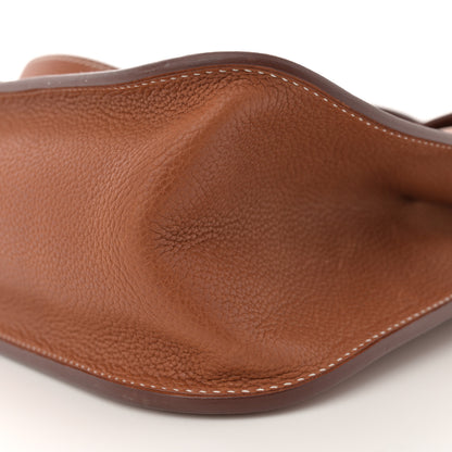 Hermes Barenia Faubourg Halzan 31 Fauve 9 of 10