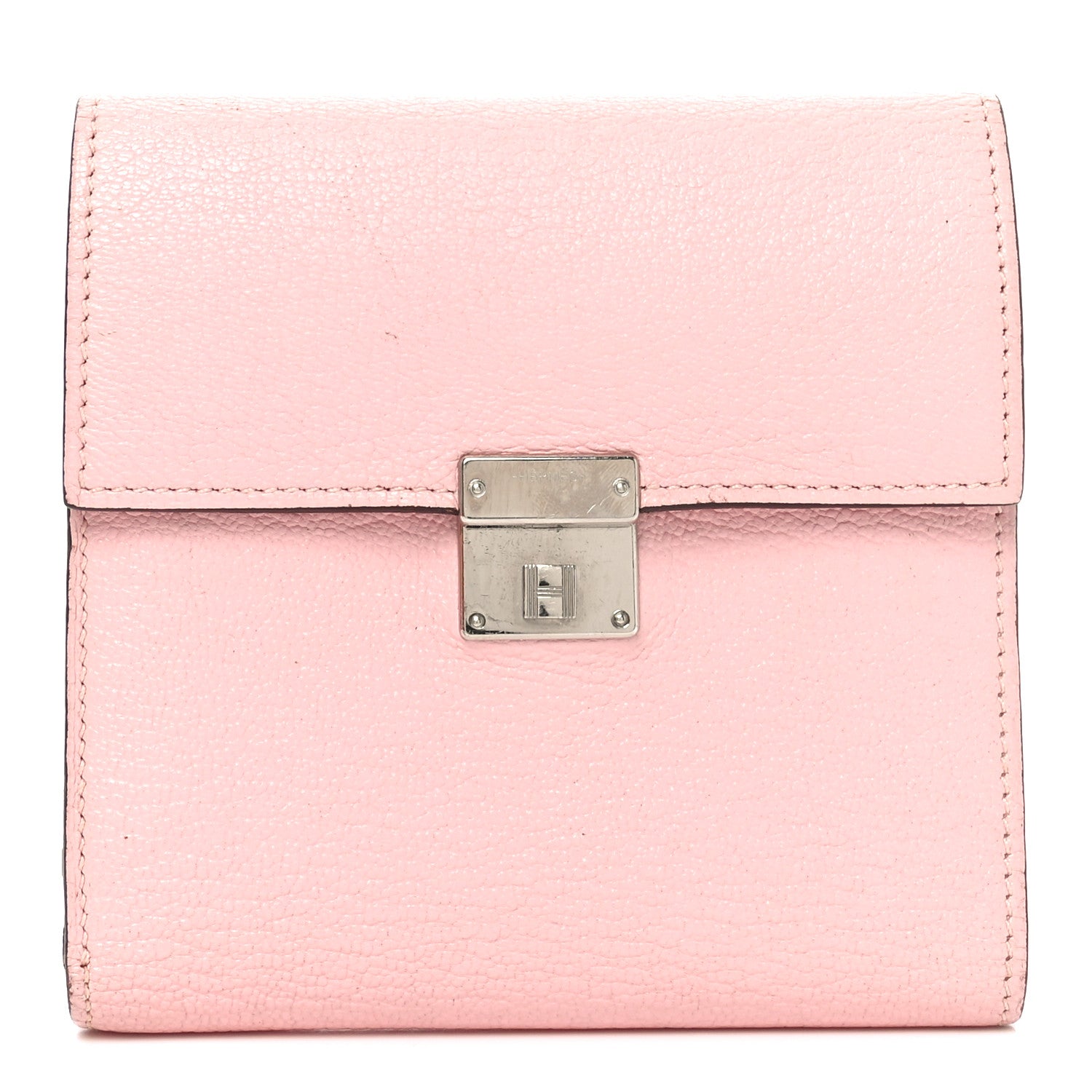 Hermes Chevre Mysore Clic 12 Wallet Rose Sakura 1 of 8