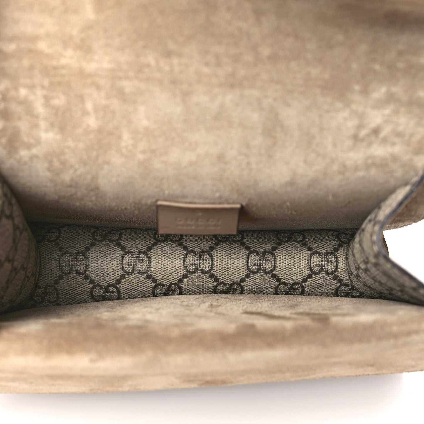 GG Supreme Monogram Mini Dionysus Shoulder Bag Taupe