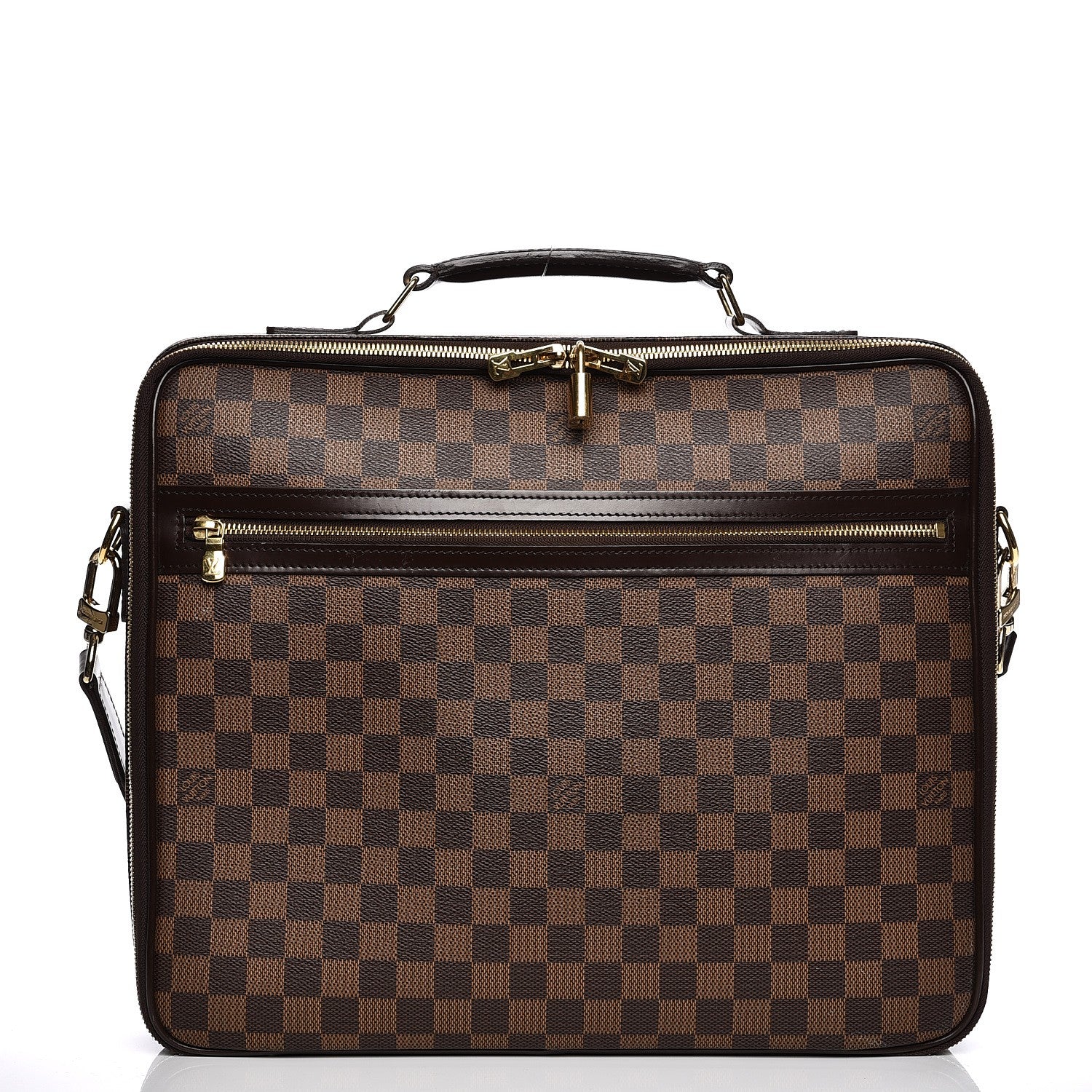 Louis Vuitton Damier Ebene Porte Ordinateur Sabana NM Computer Case 4 of 10