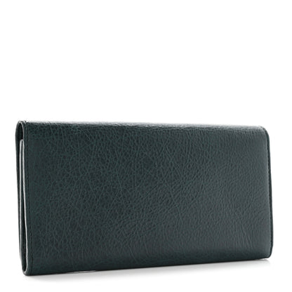Balenciaga Agneau Giant 12 Gold Hardware Money Wallet Vert Pinede 3 of 12