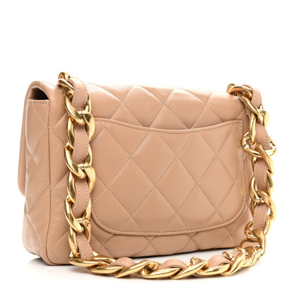 Chanel Lambskin Quilted Large CC Funky Town Flap Beige 3 of 12