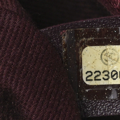 Chanel Caviar Quilted Small Coco Handle Flap Burgundy 8 of 12