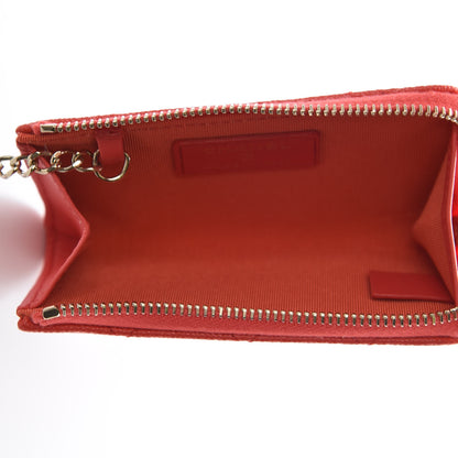 Chanel Caviar Quilted Key Holder Case Red 6 of 7