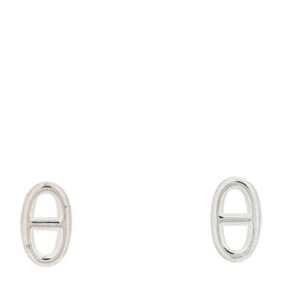 Hermes Sterling Silver TPM Farandole Earrings 1 of 5