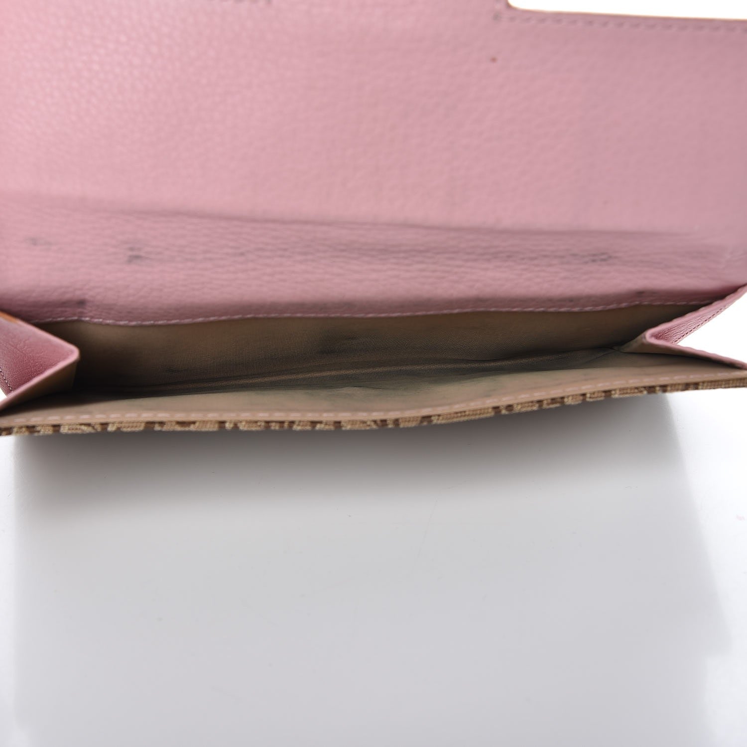 Christian Dior Monogram Long Flap Wallet Pink 6 of 15