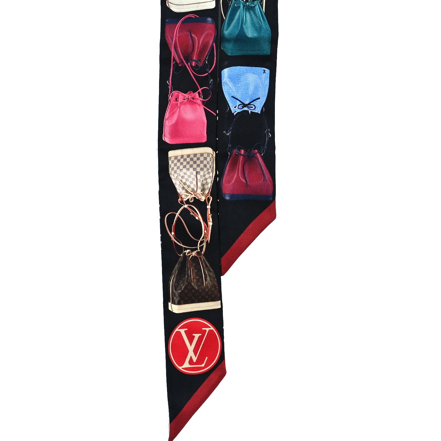 Louis Vuitton Silk Monogram Tribute To Noe BB Bandeau Black 2 of 4