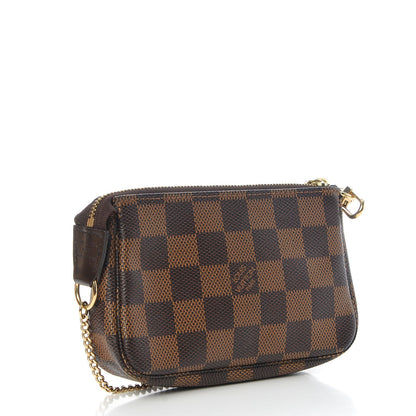 Louis Vuitton Damier Ebene Mini Pochette Accessories 3 of 8