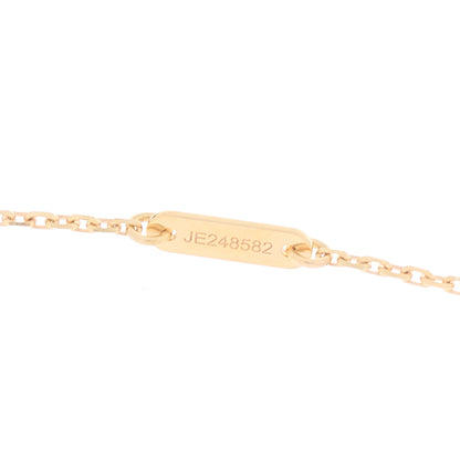 Van Cleef & Arpels 18K Rose Gold Carnelian Sweet Alhambra Pendant Necklace 3 of 5