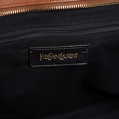 Saint Laurent Sheepskin Medium Cabas Chyc Whiskey 6 of 7