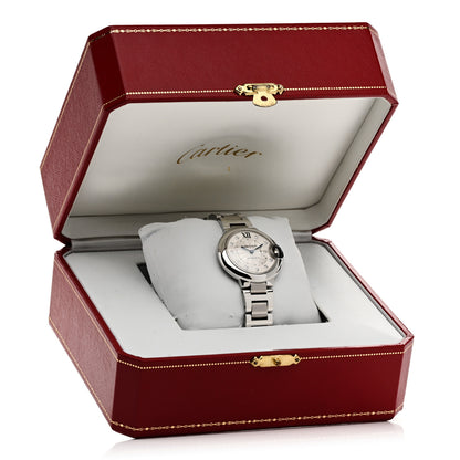 Cartier Stainless Steel Diamond 33mm Ballon Bleu De Cartier Automatic Watch 5 of 5