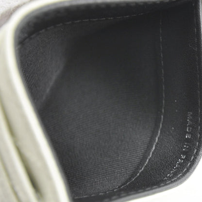 Chanel Diamond Stitched CC Card Holder White and Black 5 of 8