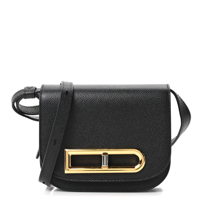 Delvaux Alpina Calfskin Toy Lingot Crossbody Black 1 of 11
