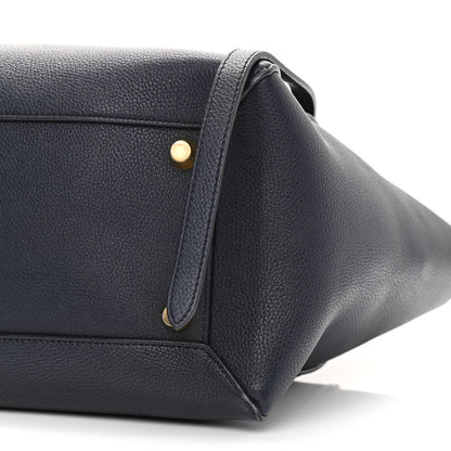 Celine Drummed Calfskin Mini Belt Bag Navy 11 of 12