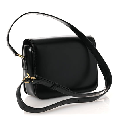 Celine Shiny Calfskin Teen Triomphe Black 2 of 12