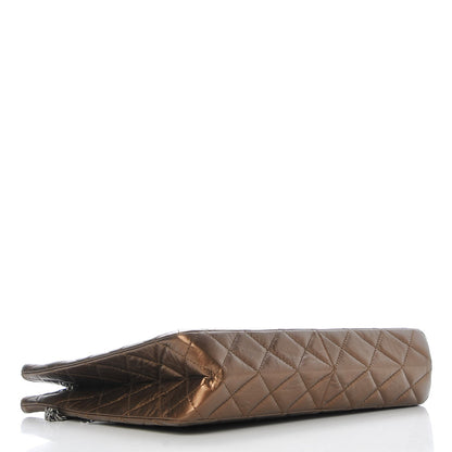 Chanel Aged Calfskin Quilted Reissue 2.55 Tote Bronze 4 of 7