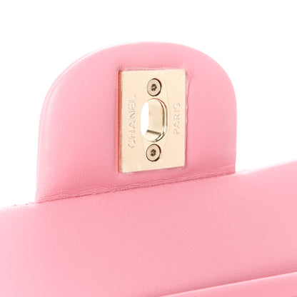 Chanel Lambskin Quilted Small Double Flap Pink 7 of 11