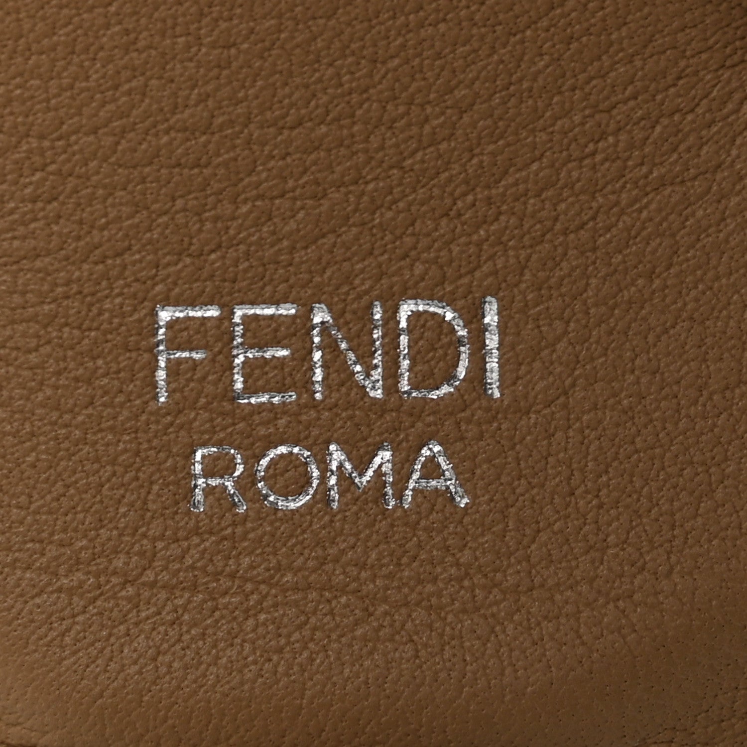 Fendi Vitello Dolce Raffia Nappa Catalan Mirror Mink Flowerland Studded Strap You Blue Notte Cuoio Multicolor 4 of 5