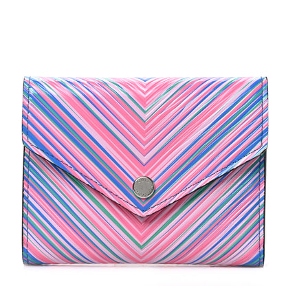 Louis Vuitton LOUIS VUITTON Epi Tropical Victorine Wallet Blue Rose 1 of 6